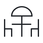outdoor facilities icon
