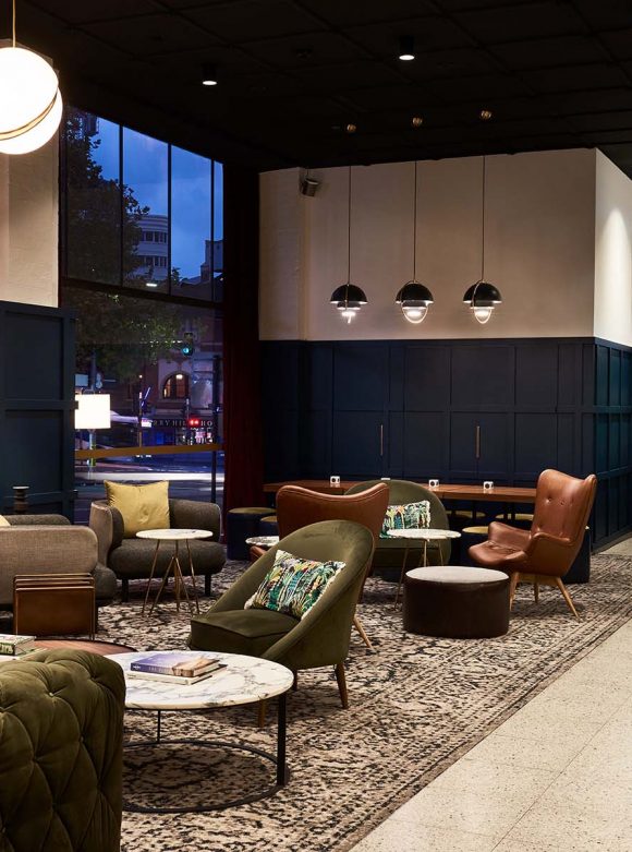 lobby at Veriu Central