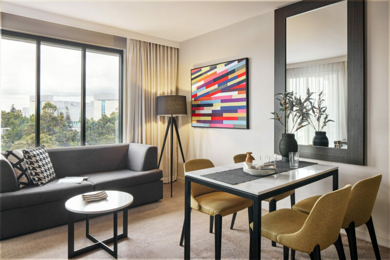 Two Bedroom Apartment Living Area